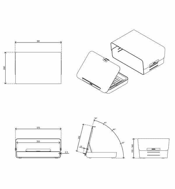 Addit Bento® ergonomisches Schreibtischset 22 – Bild 27