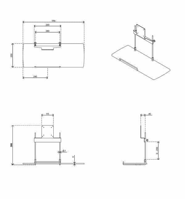 Viewmate Tastatur- und Mausablage - Option 582 – Bild 3