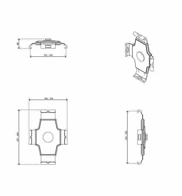 Viewlite universelle Tablethalterung - Option 05
